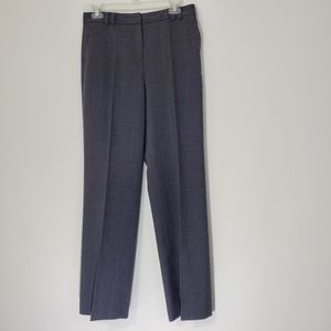 Ann Taylor Loft Gray with Stripes Wool Pants